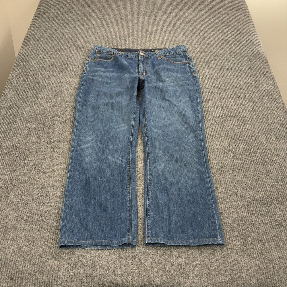 Seven7 Jeans Mens 36 Blue Cotton Wide Leg Relaxed Premium Y2K Casual Streetwear